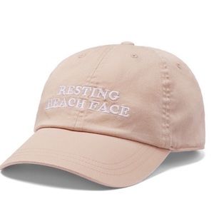 VICTORIAS SECRET PINK RESTING BEACH FACE HAT